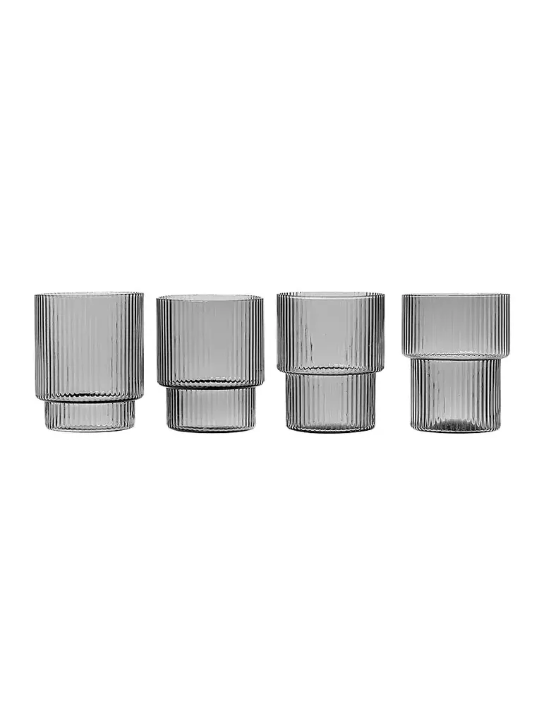 FERM LIVING Ripple Glasses - Set Of 4