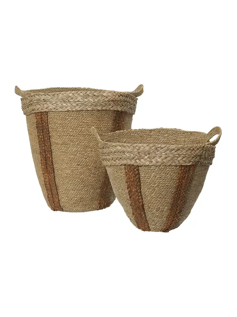 FERM LIVING Mar Woven Baskets - Set Of 2