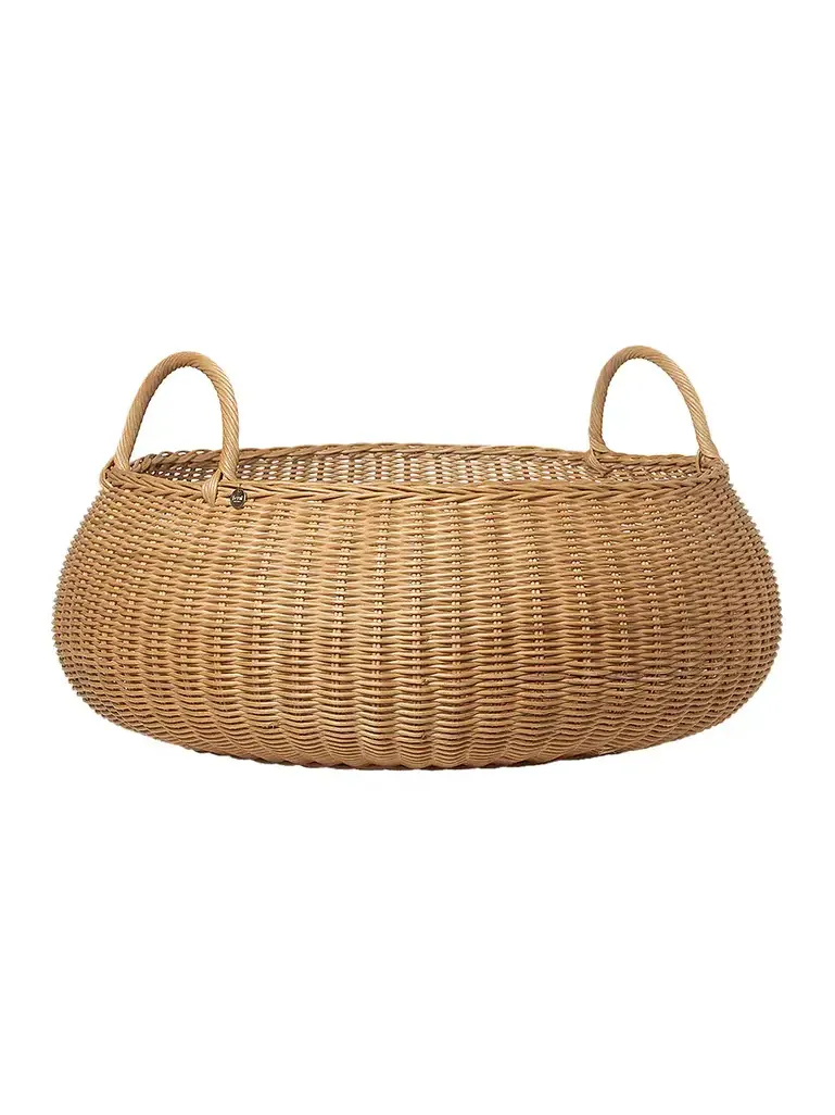 FERM LIVING Braided Basket - Low