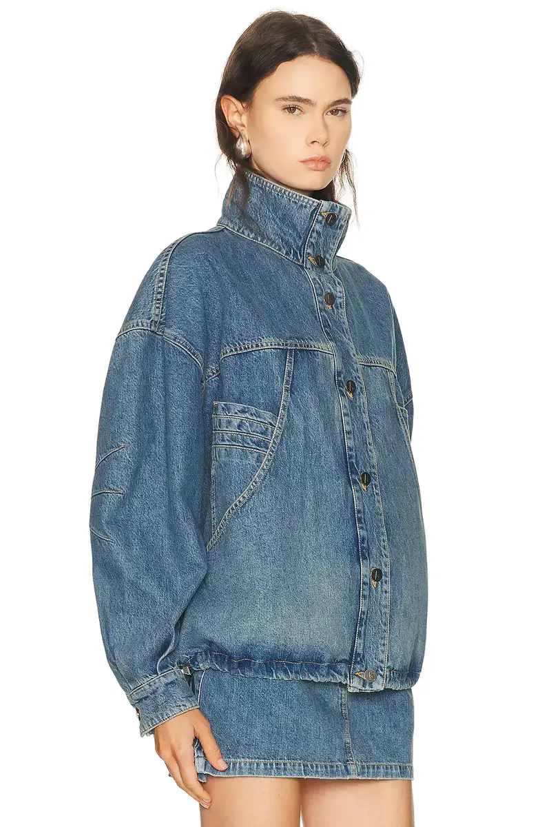 The Attico Denim Bomber Jacket | Thumbnail 2