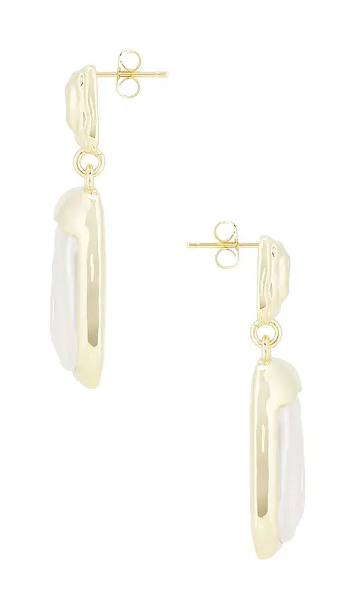 By Adina Eden Fluid Drop Earrings | Thumbnail 2