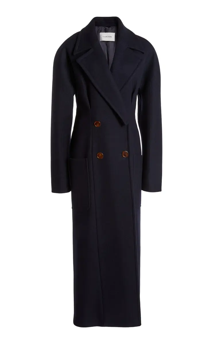 Lanvin Double-Breasted Cashmere Coat | Thumbnail 5