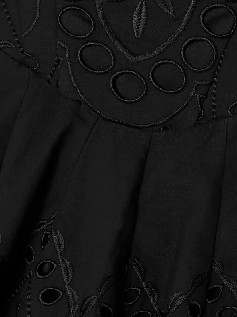 Charo Ruiz Bail Broderie Anglaise Cotton-blend Mini Dress | Thumbnail 4 Charo Ruiz Bail Broderie Anglaise Cotton-blend Mini Dress | Thumbnail 4