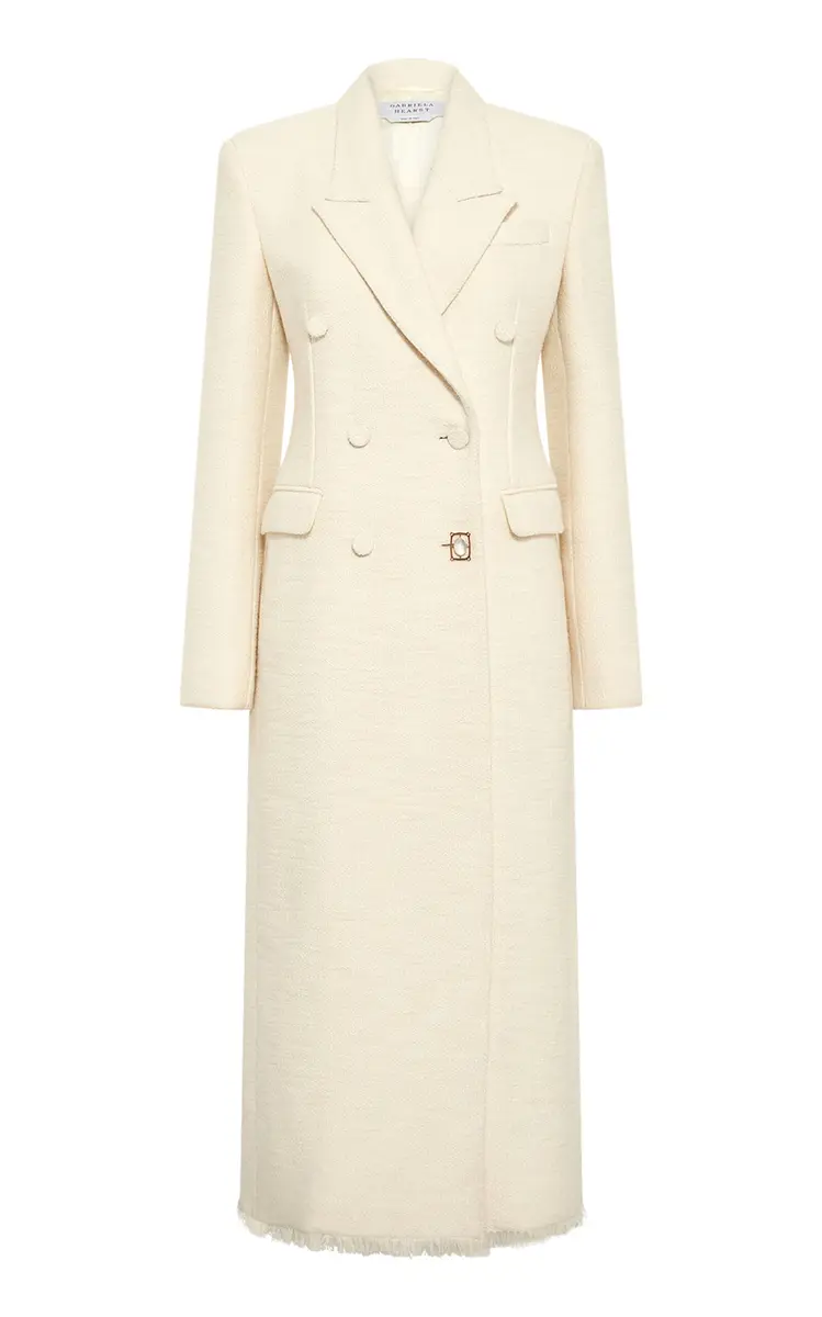 Gabriela Hearst Julien Wool; Cashmere And Silk Double-Breasted Coat | Thumbnail 2