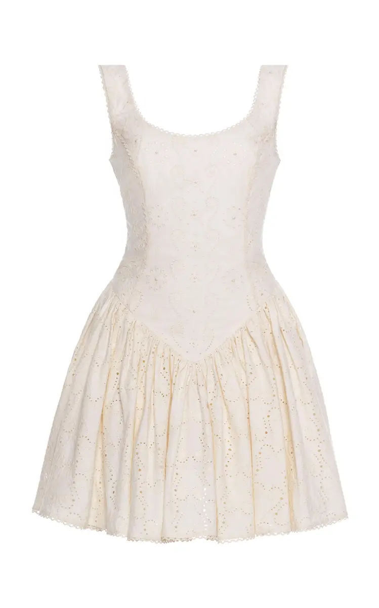 Agua by Agua Bendita Pluma Playa Cotton Mini Dress | Thumbnail 3 Agua by Agua Bendita Pluma Playa Cotton Mini Dress | Thumbnail 3