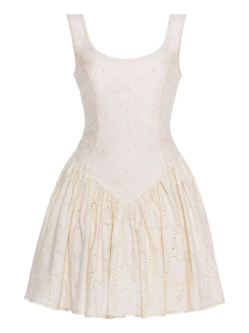 Agua by Agua Bendita Pluma Playa Cotton Mini Dress