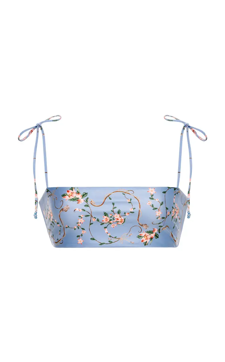 Agua by Agua Bendita Primavera Navegante Bandeau Bikini Top | Image 1 Agua by Agua Bendita Primavera Navegante Bandeau Bikini Top | Image 1