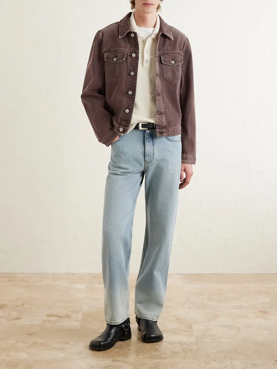 Our Legacy Origin Distressed Denim Jacket - Men | Thumbnail 2 Our Legacy Origin Distressed Denim Jacket - Men | Thumbnail 2