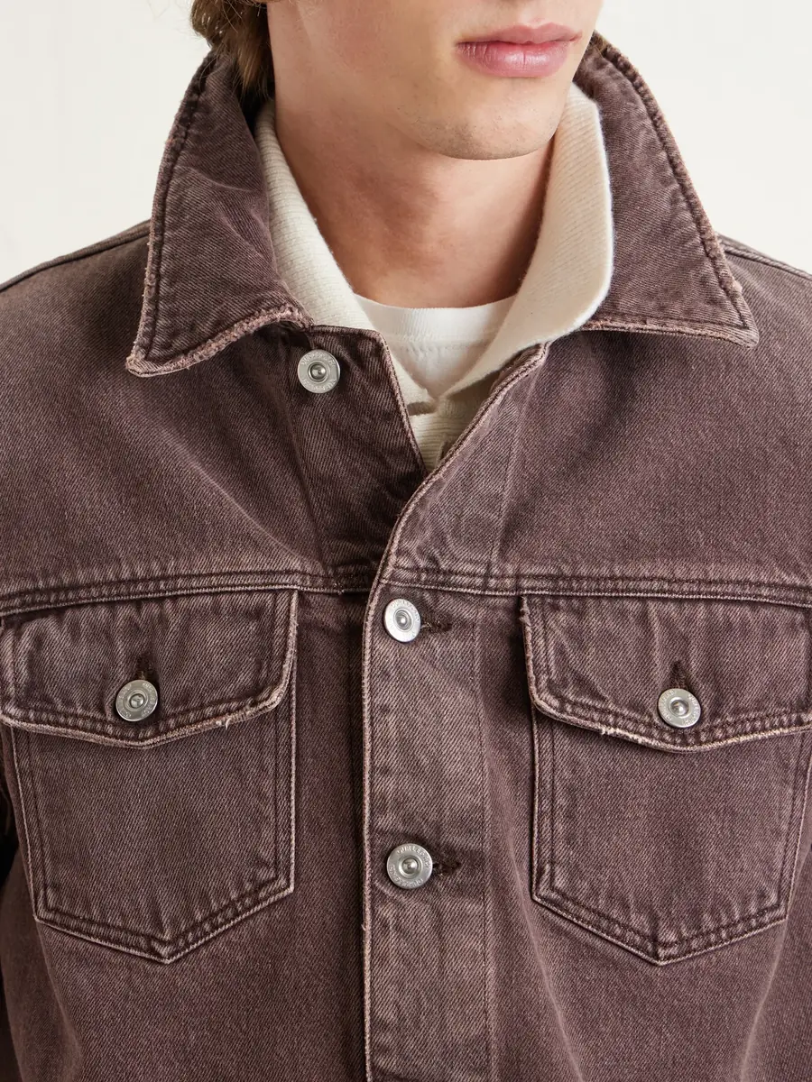 Our Legacy Origin Distressed Denim Jacket - Men | Thumbnail 5 Our Legacy Origin Distressed Denim Jacket - Men | Thumbnail 5