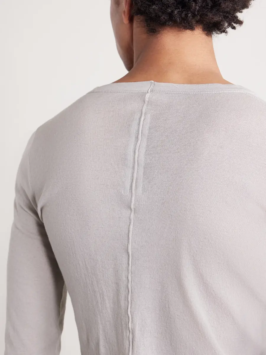 Rick Owens Slim-Fit Cotton-Jersey T-Shirt - Men | Thumbnail 5 Rick Owens Slim-Fit Cotton-Jersey T-Shirt - Men | Thumbnail 5