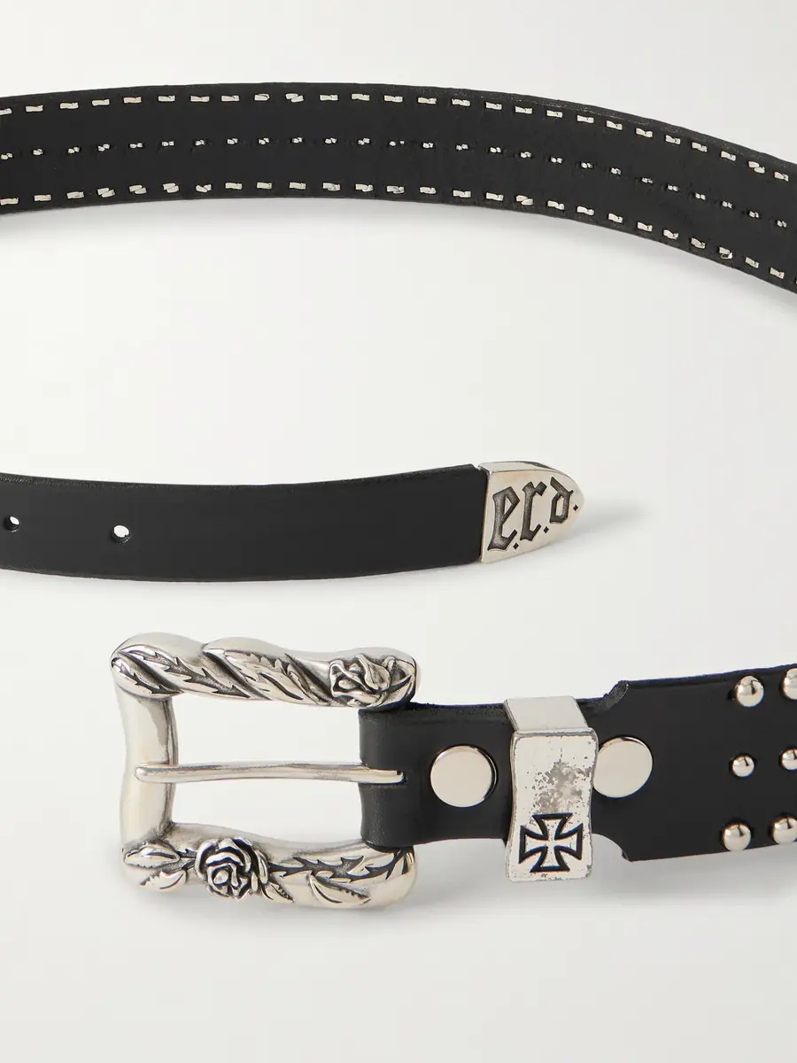 Enfants Riches Déprimés Lock Jaw 3.5cm Studded Leather Belt - Men | Thumbnail 3 Enfants Riches Déprimés Lock Jaw 3.5cm Studded Leather Belt - Men | Thumbnail 3