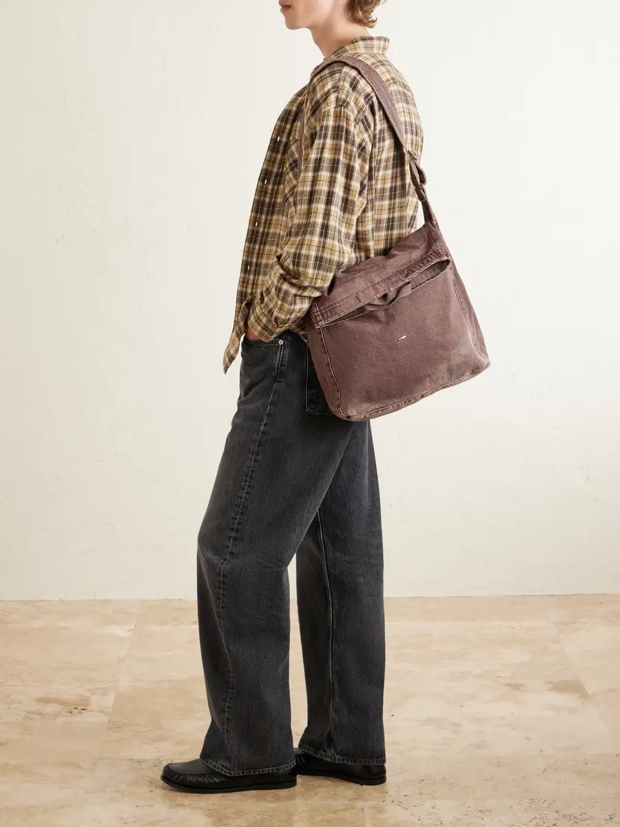 Our Legacy Denim Messenger Bag - Men | Thumbnail 2 Our Legacy Denim Messenger Bag - Men | Thumbnail 2
