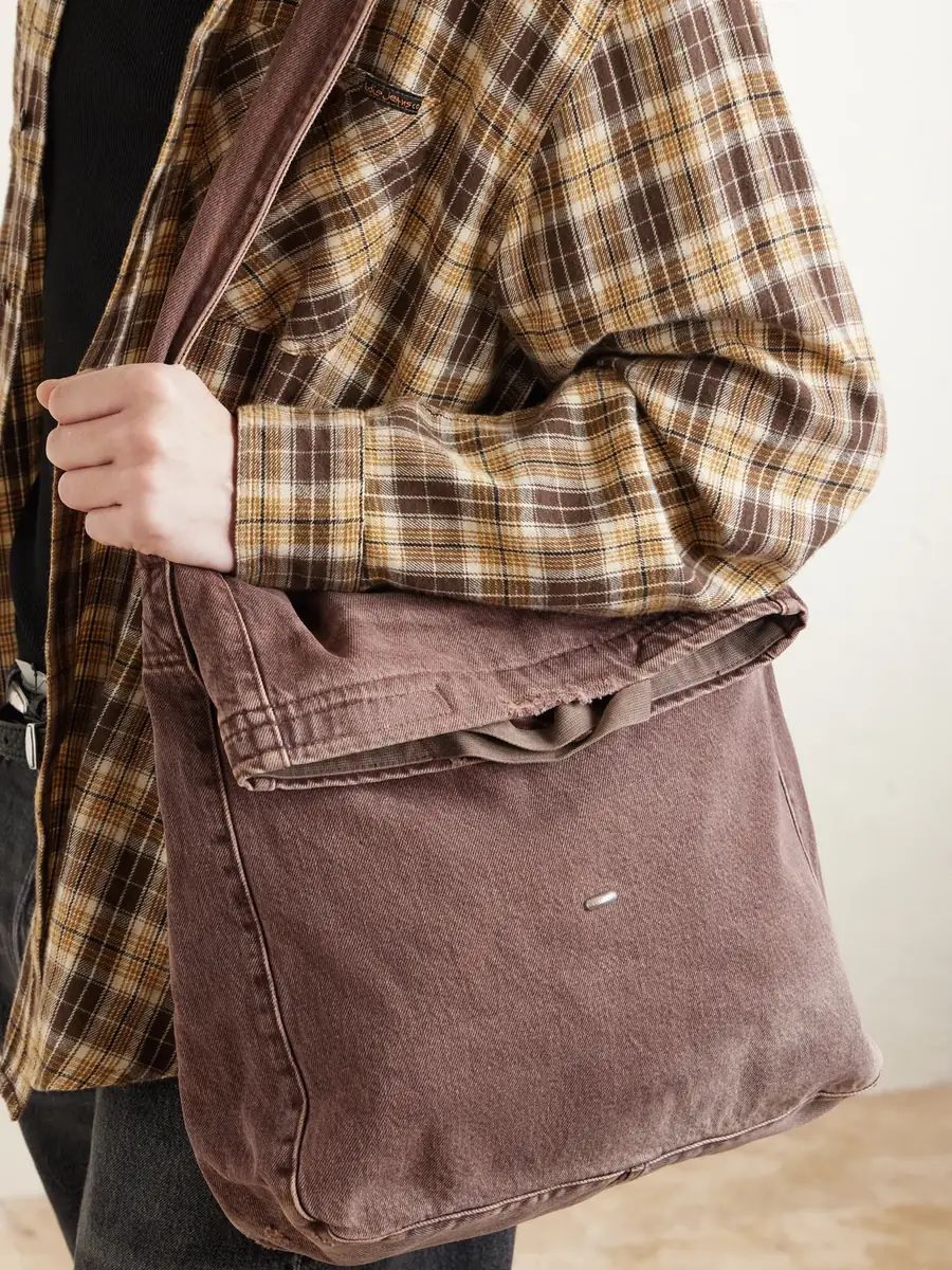 Our Legacy Denim Messenger Bag - Men | Thumbnail 4 Our Legacy Denim Messenger Bag - Men | Thumbnail 4