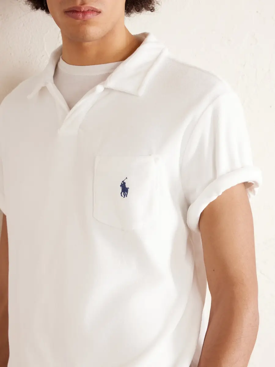 Polo Ralph Lauren Logo-Embroidered Cotton-Blend Terry Polo Shirt - Men | Thumbnail 5 Polo Ralph Lauren Logo-Embroidered Cotton-Blend Terry Polo Shirt - Men | Thumbnail 5