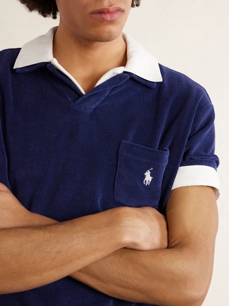 Polo Ralph Lauren Logo-Embroidered Cotton-Blend Terry Polo Shirt - Men | Thumbnail 5 Polo Ralph Lauren Logo-Embroidered Cotton-Blend Terry Polo Shirt - Men | Thumbnail 5
