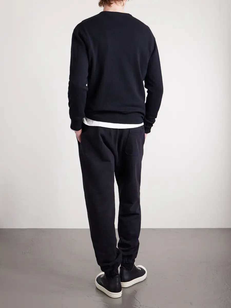 SAINT Mxxxxxx I Love Saint Tapered Printed Cotton-Jersey Sweatpants - Men | Thumbnail 4 SAINT Mxxxxxx I Love Saint Tapered Printed Cotton-Jersey Sweatpants - Men | Thumbnail 4