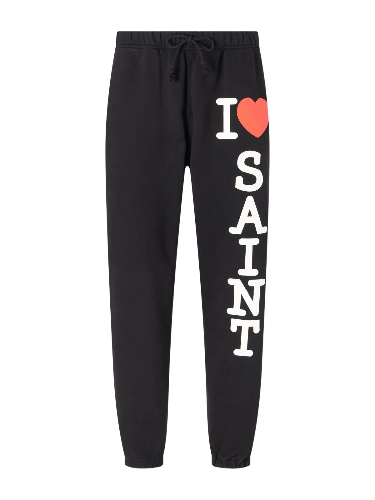 SAINT Mxxxxxx I Love Saint Tapered Printed Cotton-Jersey Sweatpants - Men
