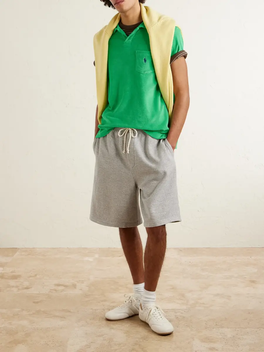 Polo Ralph Lauren Logo-Embroidered Cotton-Blend Terry Polo Shirt - Men | Thumbnail 2