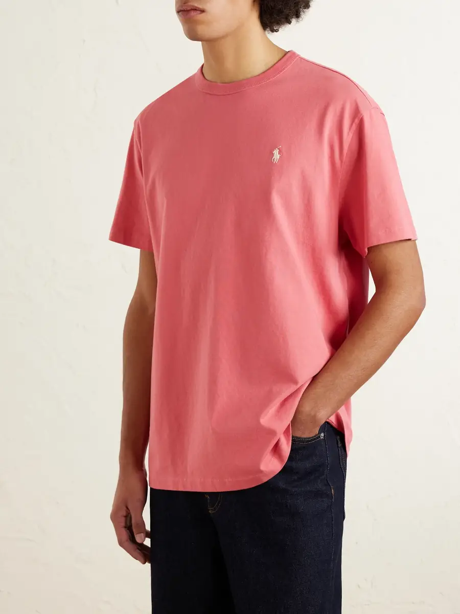 Polo Ralph Lauren Logo-Embroidered Cotton-Jersey T-Shirt - Men | Thumbnail 3