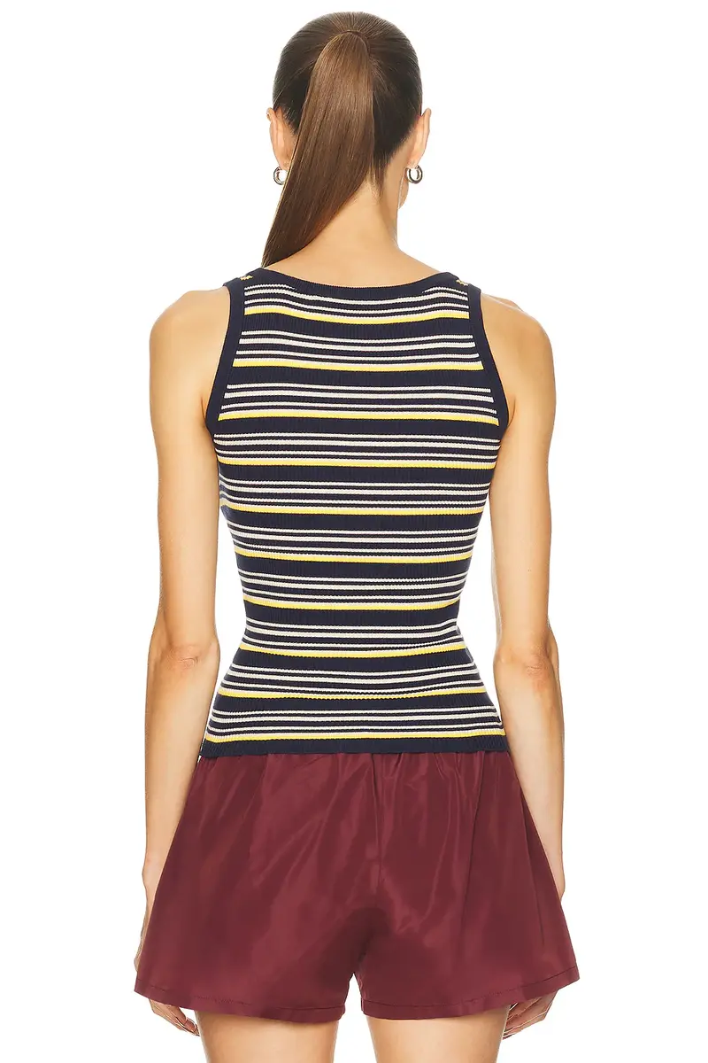 Miu Miu Striped Tank Top | Thumbnail 3 Miu Miu Striped Tank Top | Thumbnail 3