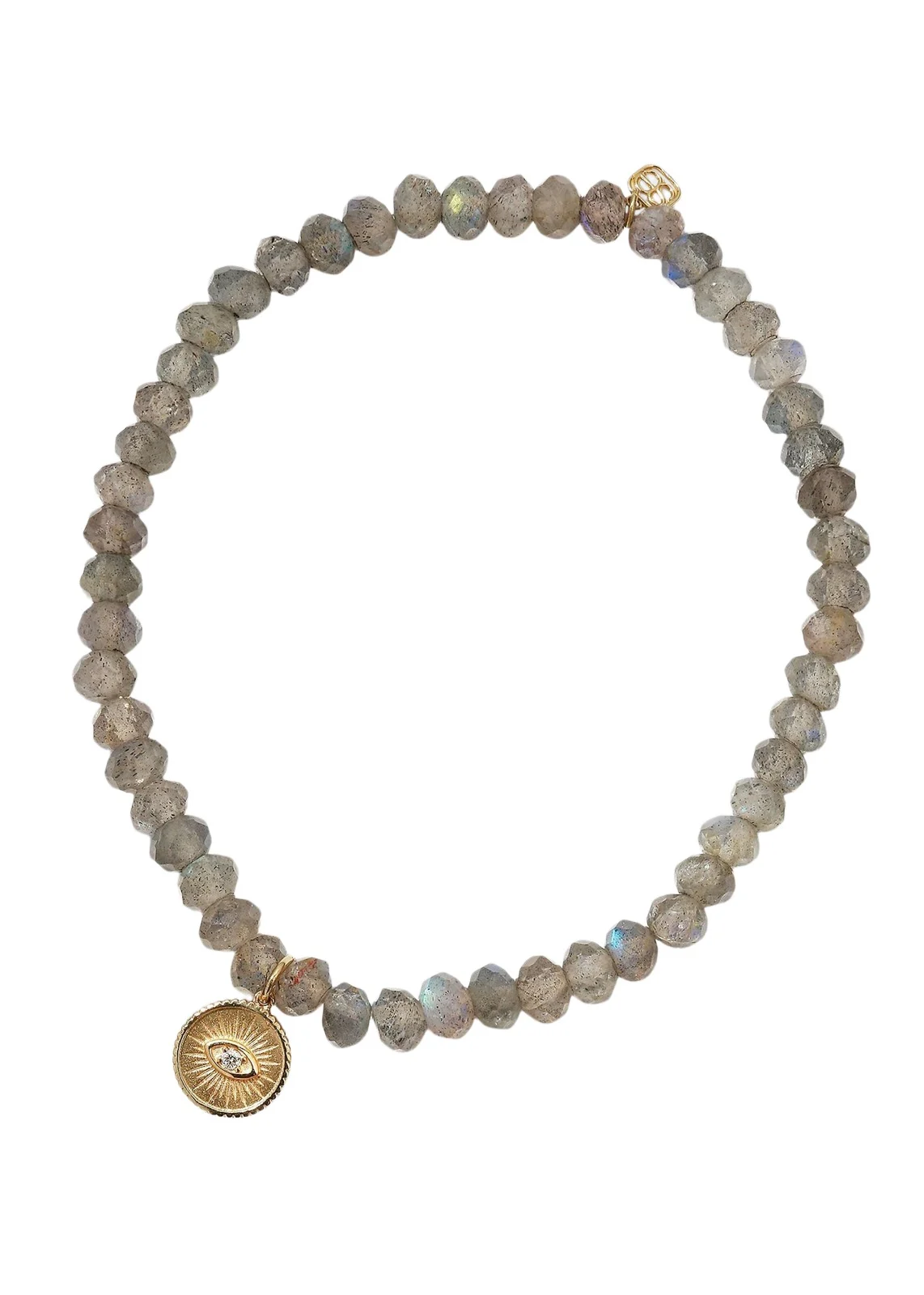 Sapphire & Turquoise Evil Eye Chain Bracelet