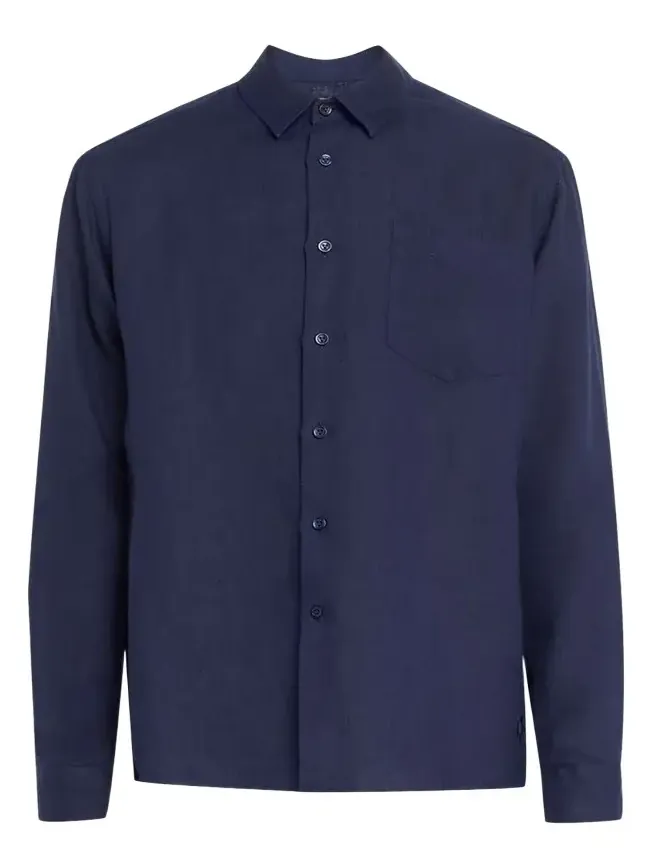Caroubis Linen Pocket Sport Shirt Caroubis Linen Pocket Sport Shirt