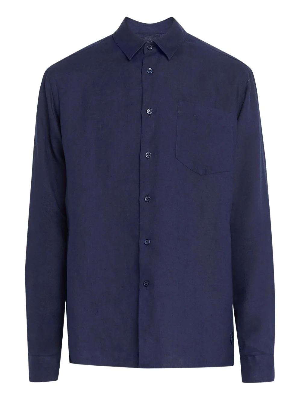 Caroubis Linen Pocket Sport Shirt