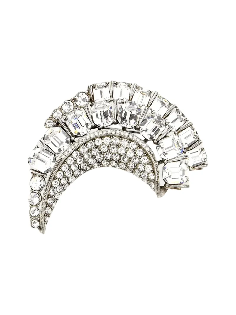 Half-Moon Crystal Brooch Half-Moon Crystal Brooch