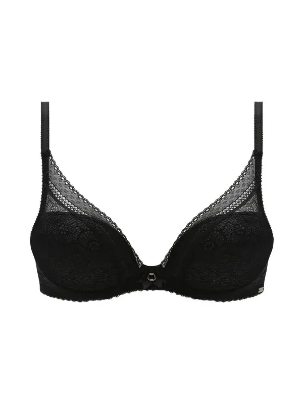 Festivite Lace Plunge Bra, Bright Pink Festivite Lace Plunge Bra, Bright Pink