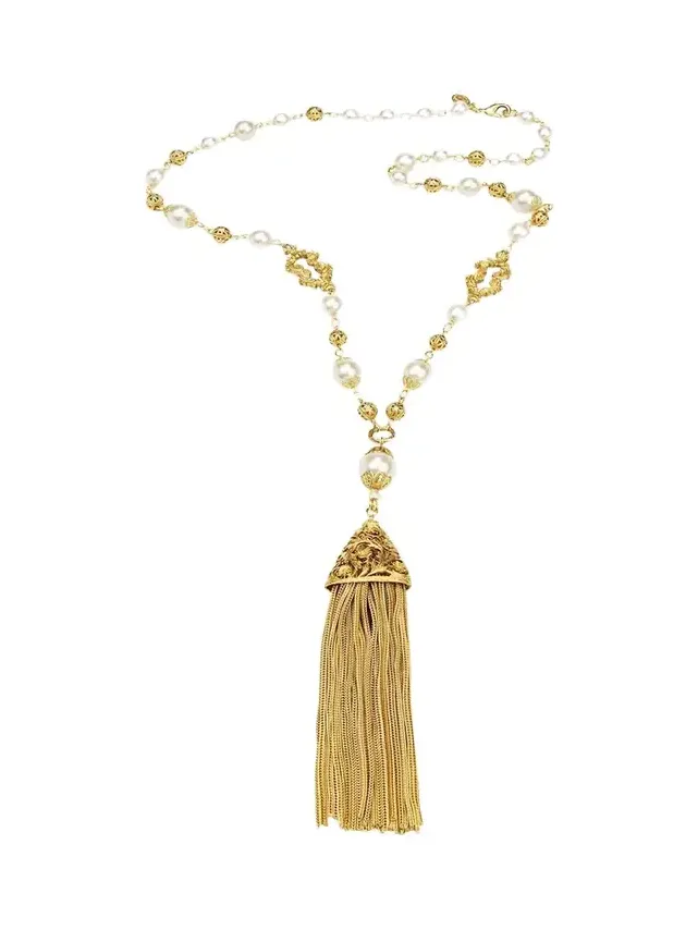 Chain Tassel Pendant Necklace