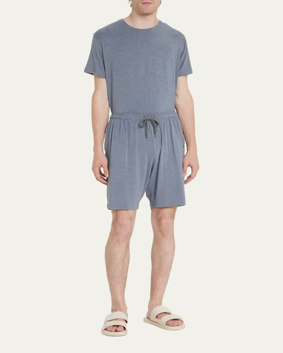 Derek Rose Marlowe Jersey Shorts, Charcoal | Thumbnail 2 Derek Rose Marlowe Jersey Shorts, Charcoal | Thumbnail 2