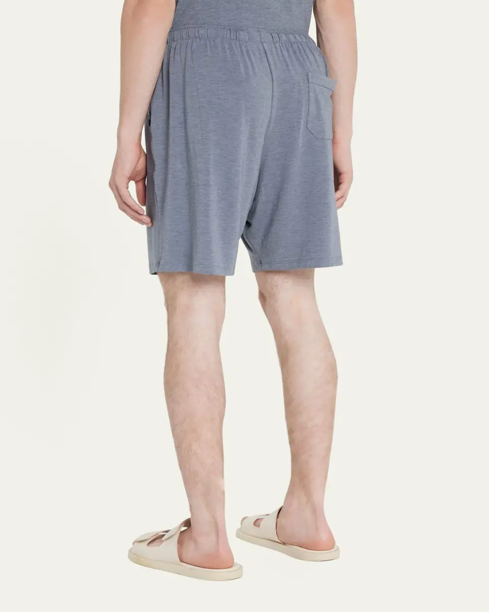 Derek Rose Marlowe Jersey Shorts, Charcoal | Thumbnail 3 Derek Rose Marlowe Jersey Shorts, Charcoal | Thumbnail 3