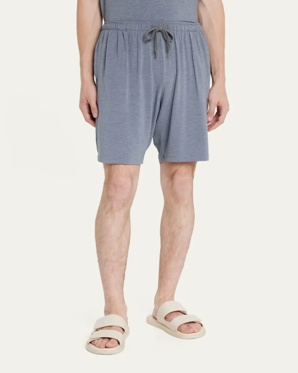 Derek Rose Marlowe Jersey Shorts, Charcoal | Thumbnail 4 Derek Rose Marlowe Jersey Shorts, Charcoal | Thumbnail 4
