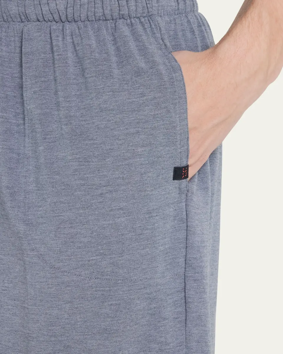 Derek Rose Marlowe Jersey Shorts, Charcoal | Thumbnail 5 Derek Rose Marlowe Jersey Shorts, Charcoal | Thumbnail 5