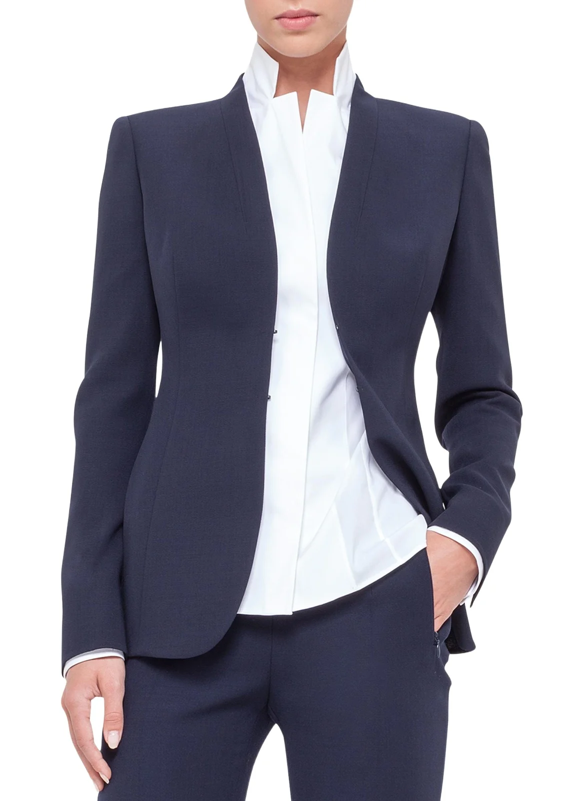 Shawl-Collar Wool Jacket Shawl-Collar Wool Jacket