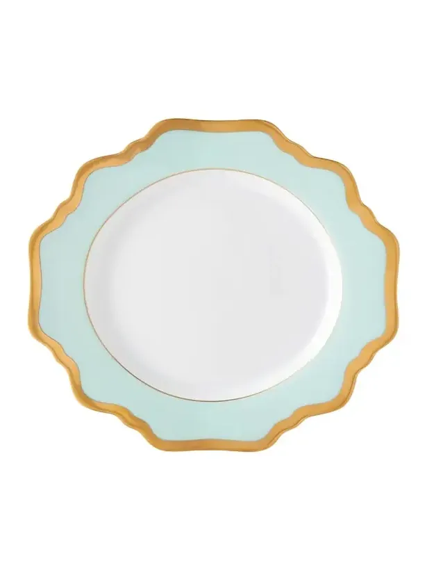 Anna Weatherley Aqua Rimmed Bread & Butter Plate