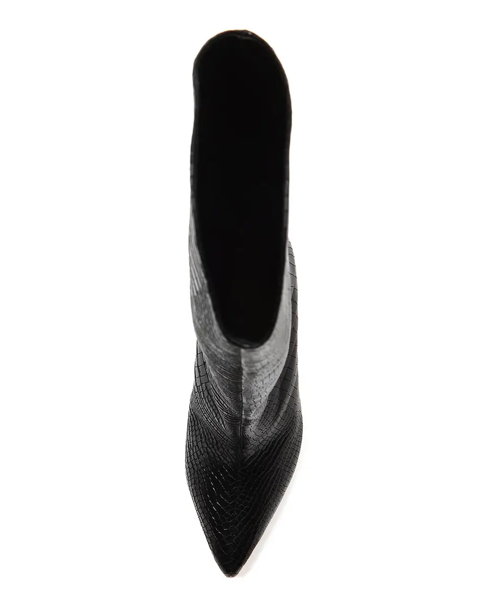 Schutz Maryana Snake-Print Leather Knee Boots | Thumbnail 3