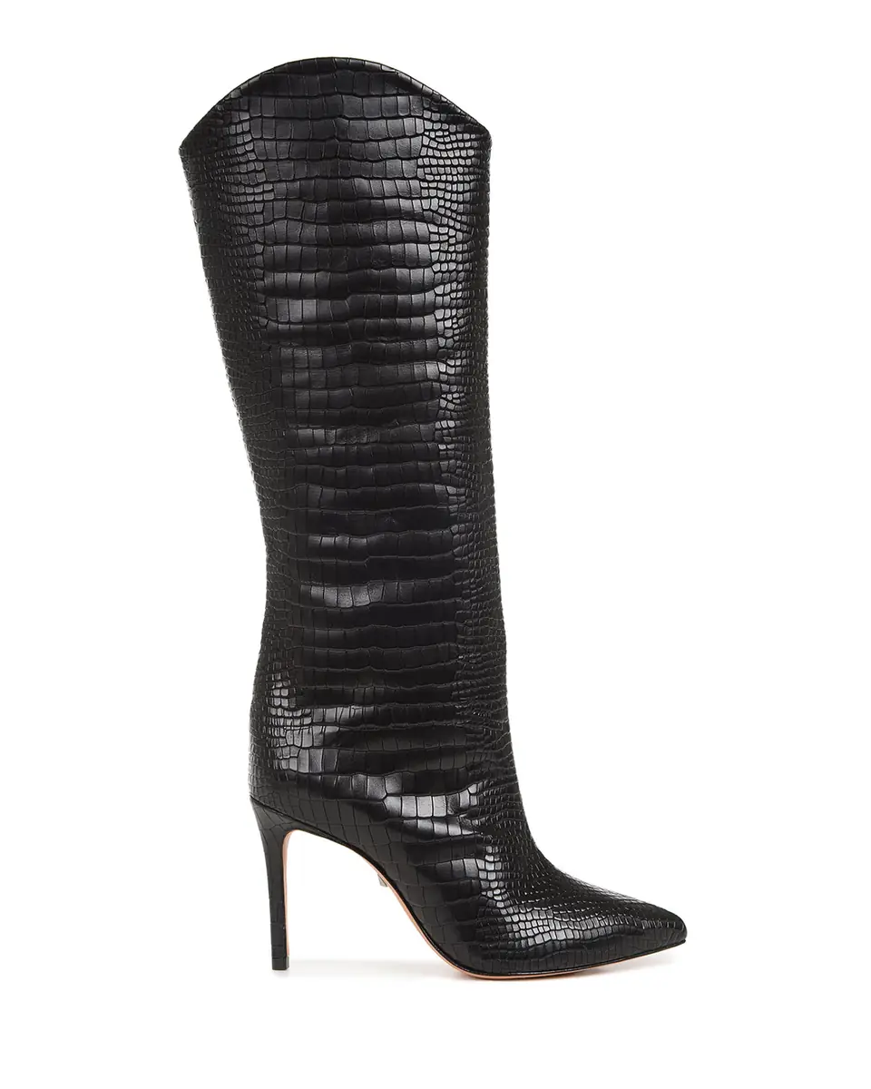 Schutz Maryana Snake-Print Leather Knee Boots | Thumbnail 7