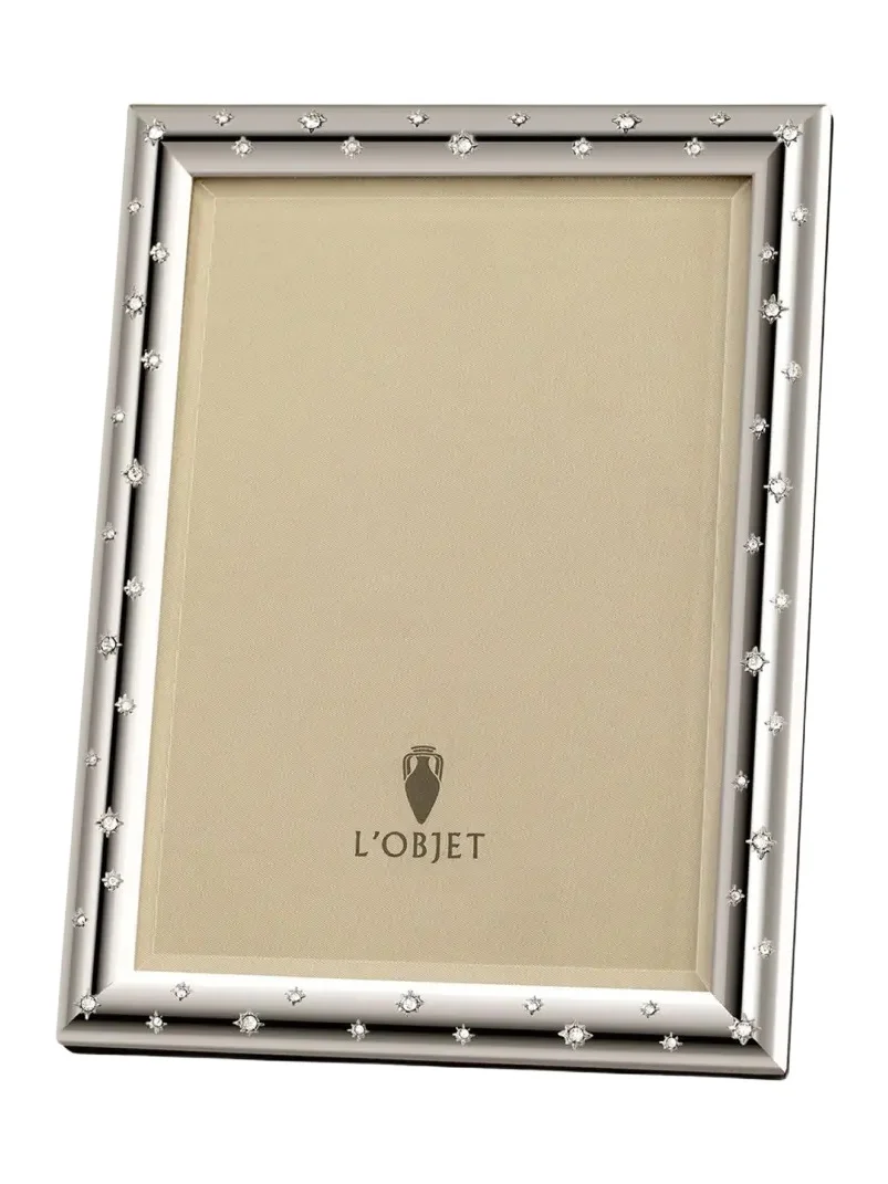 L'Objet Stars Platinum Picture Frame, 8" x 10"