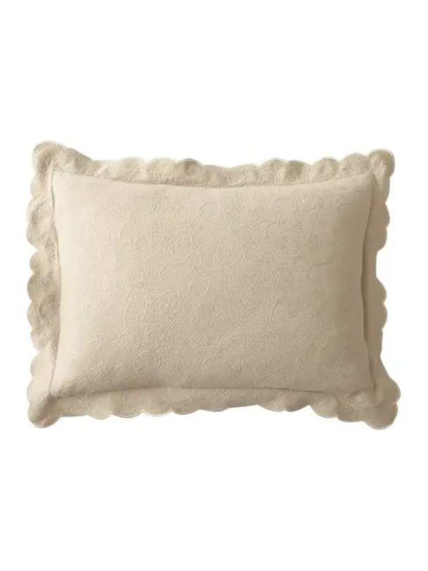 Sferra Alice Floral Matelasse Boudoir Sham