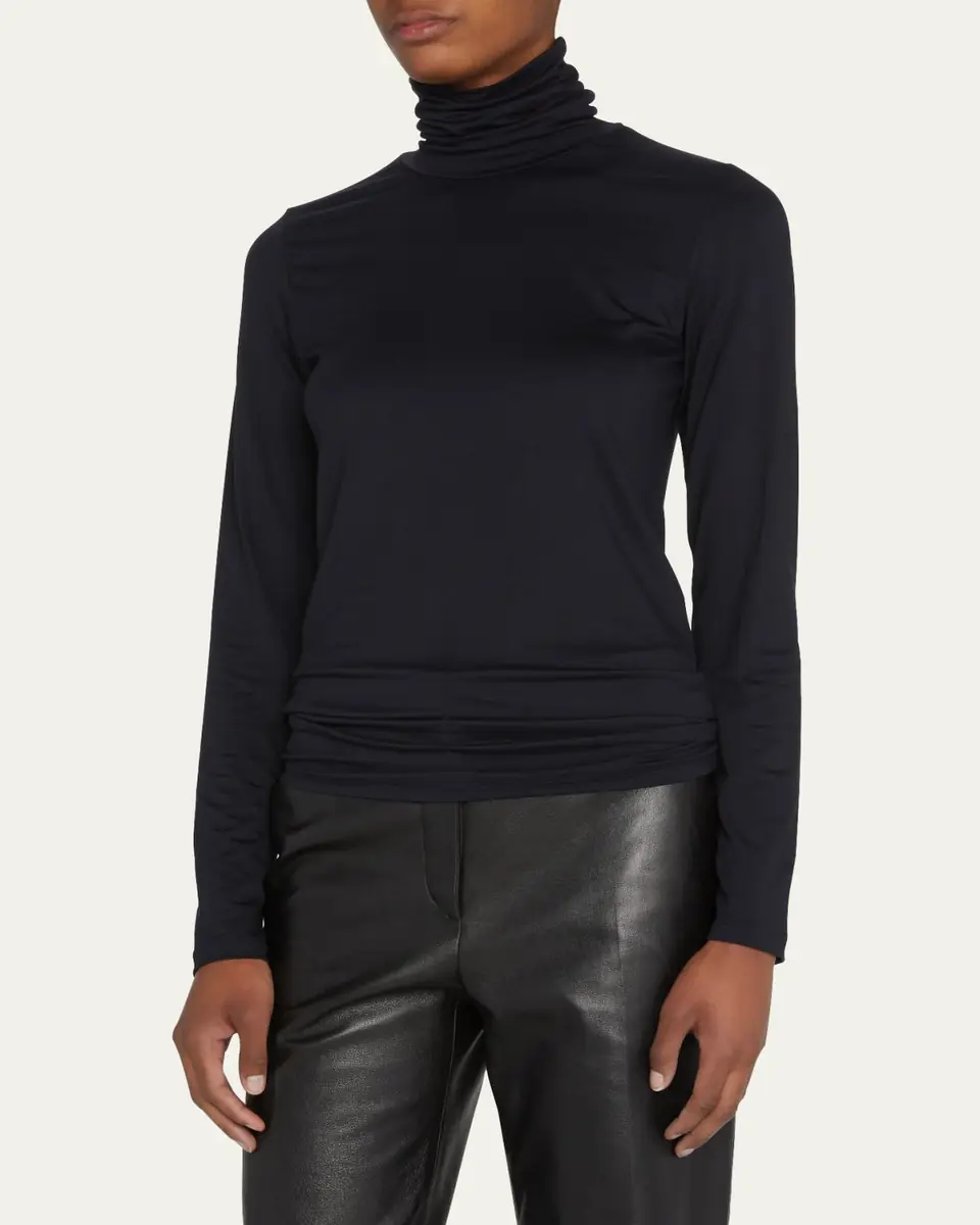 MAJESTIC FILATURES Soft Touch Long-Sleeve Turtleneck | Thumbnail 4