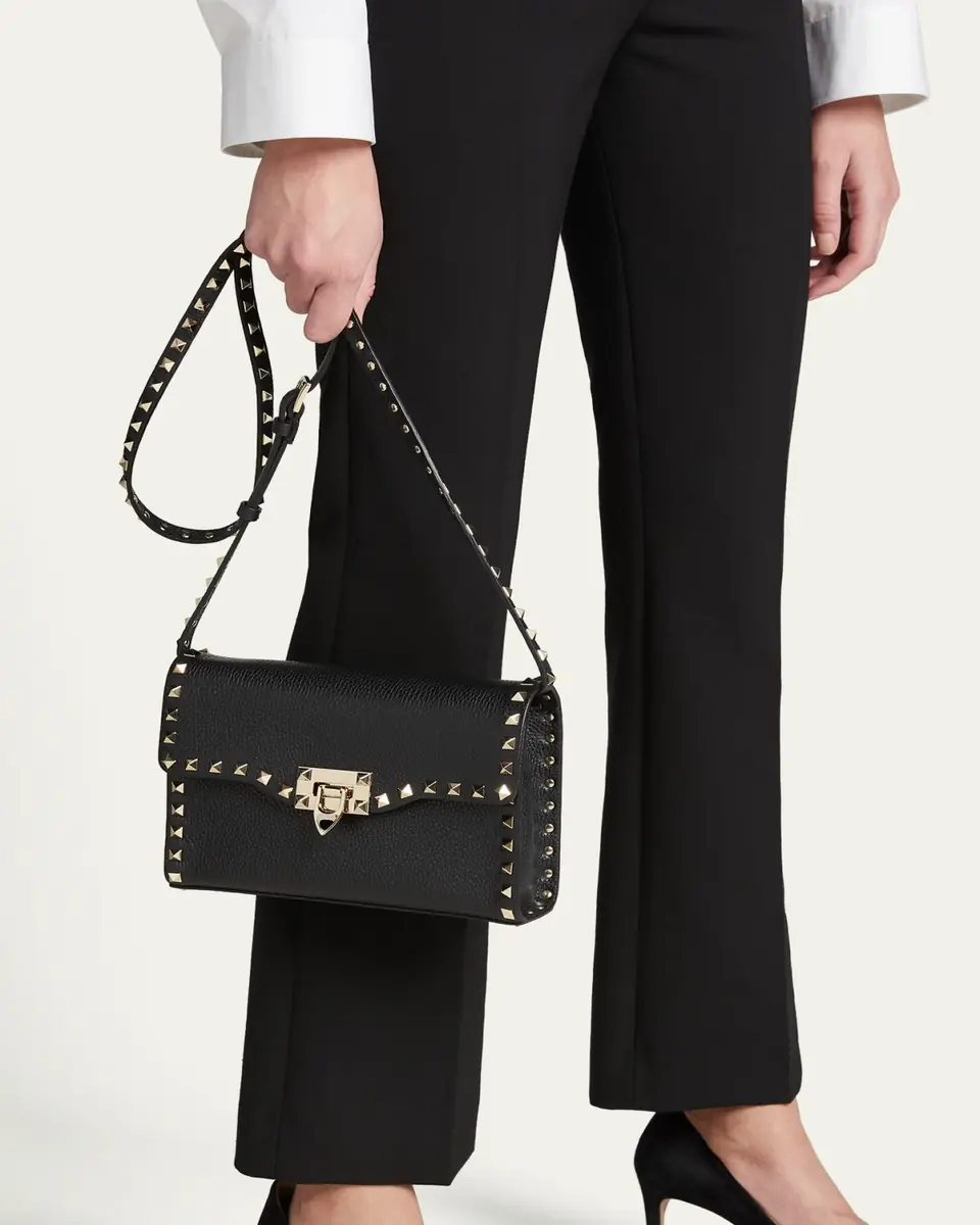 Valentino Garavani Rockstud Medium Shoulder Bag | Thumbnail 10 Valentino Garavani Rockstud Medium Shoulder Bag | Thumbnail 10