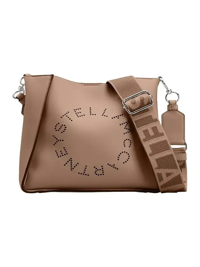Mini Logo Vegan Leather Bucket Crossbody Bag Mini Logo Vegan Leather Bucket Crossbody Bag