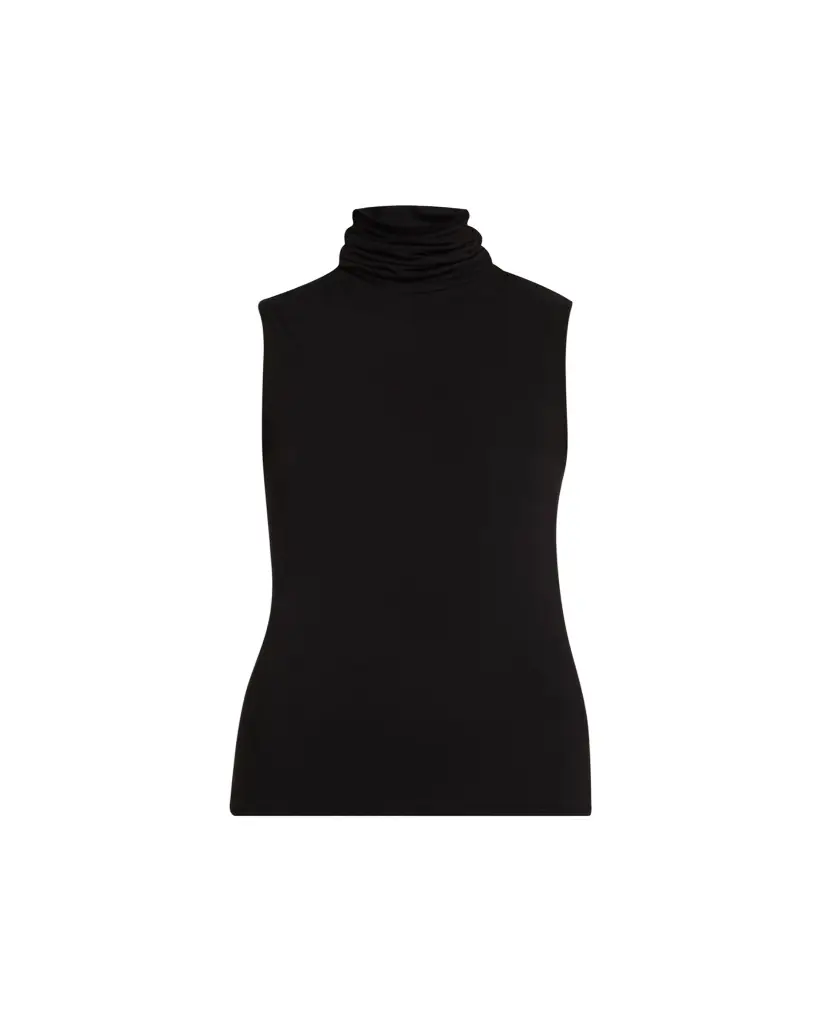 MAJESTIC FILATURES Soft Touch Viscose Sleeveless Turtleneck Top | Image 1 MAJESTIC FILATURES Soft Touch Viscose Sleeveless Turtleneck Top | Image 1