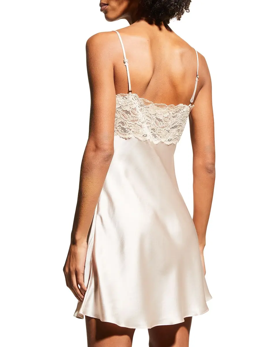 Christine Lingerie Bijoux Lace-Trim Silk Chemise | Thumbnail 12 Christine Lingerie Bijoux Lace-Trim Silk Chemise | Thumbnail 12