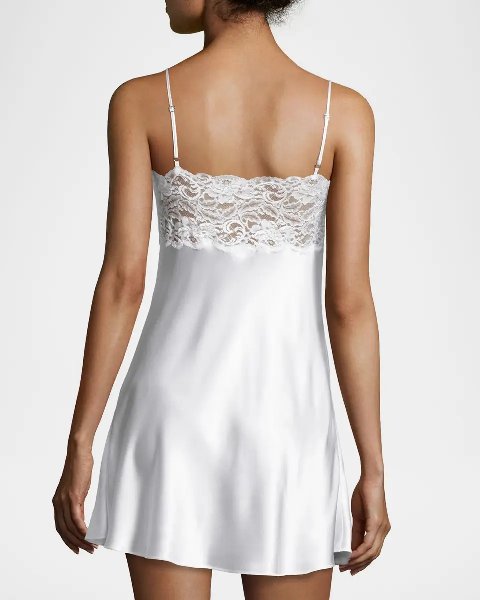 Christine Lingerie Bijoux Lace-Trim Silk Chemise | Thumbnail 10 Christine Lingerie Bijoux Lace-Trim Silk Chemise | Thumbnail 10