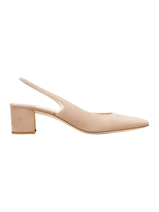 50mm Allurasa Suede Slingback Pump