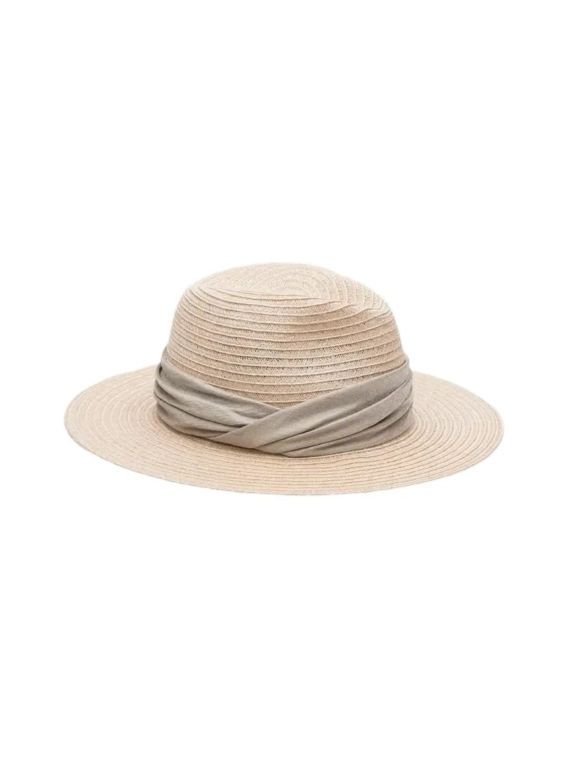 Eugenia Kim Courtney Woven Fedora Hat w/ Scarf Band
