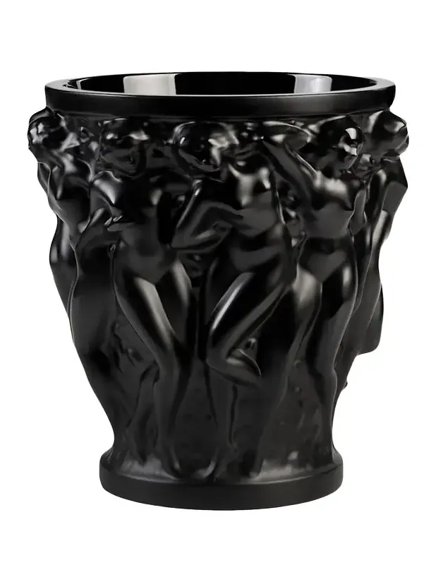 Lalique Bacchantes Crystal Vase