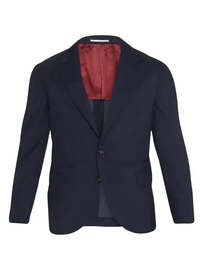 Men's Super 150s Lightweight Wool and Silk Blazer Men's Super 150s Lightweight Wool and Silk Blazer